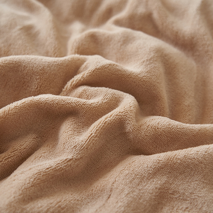 91家纺网 家纺一手货源 找家纺 2025新款多巴胺小红书纯色牛奶绒四件套牛奶绒被套跨境定制-风格二 卡其奶油