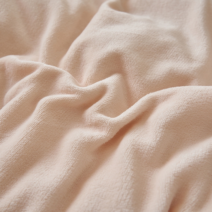 91家纺网 家纺一手货源 找家纺 2025新款多巴胺小红书纯色牛奶绒四件套牛奶绒被套跨境定制-风格二 奶油豆沙