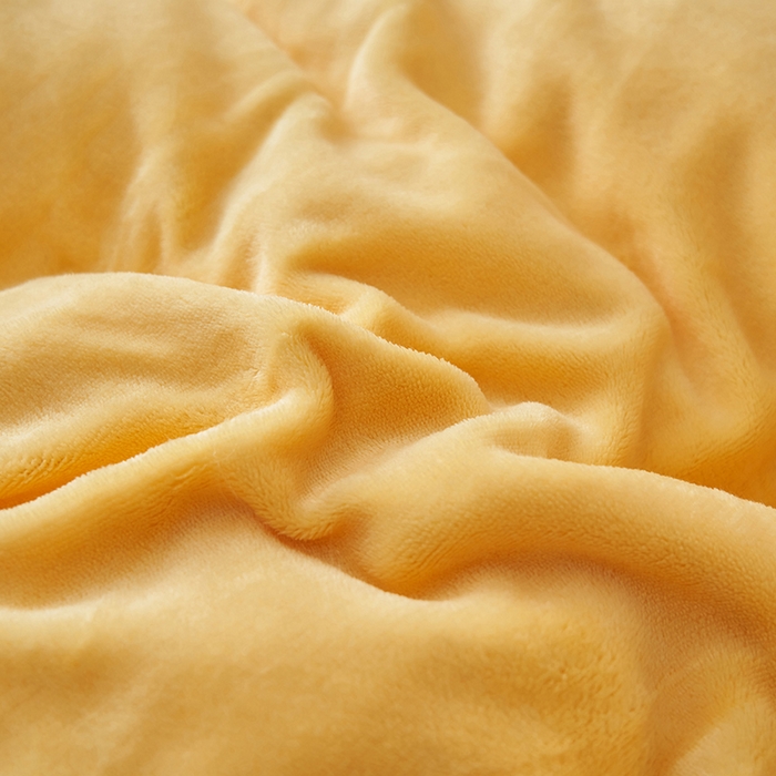 91家纺网 家纺一手货源 找家纺 2025新款多巴胺小红书纯色牛奶绒四件套牛奶绒被套跨境定制-风格二 柠檬黄奶油