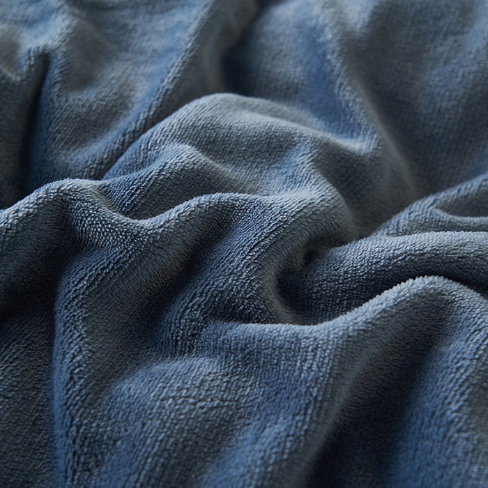 91家纺网 家纺一手货源 找家纺 2025新款多巴胺小红书纯色牛奶绒四件套牛奶绒被套跨境定制-风格二 宾利蓝灰