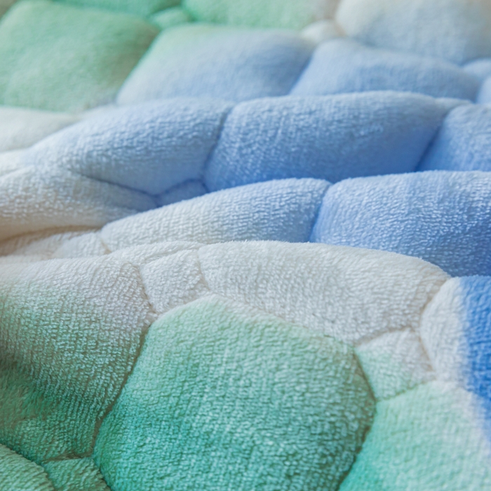 91家纺网 家纺一手货源 找家纺 卡伦家纺 2025新款A类牛奶绒夹棉加厚床垫单人双人床垫保护垫 云端漫步