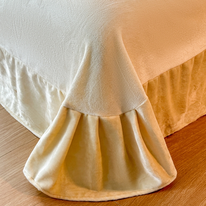 91家纺网 家纺一手货源 找家纺 诺梵2025新款牛8斤奶绒印花包边四件套丛草集