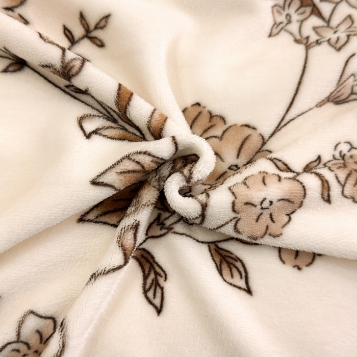 91家纺网 家纺一手货源 找家纺 诺梵2025新款牛8斤奶绒印花包边四件套浮生若梦-咖