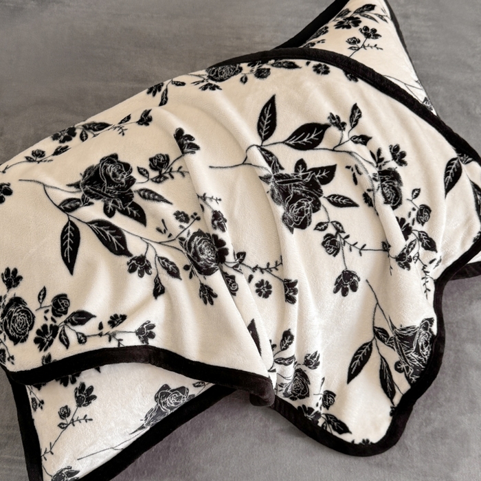 91家纺网 家纺一手货源 找家纺 诺梵2025新款牛8斤奶绒印花包边四件套花野