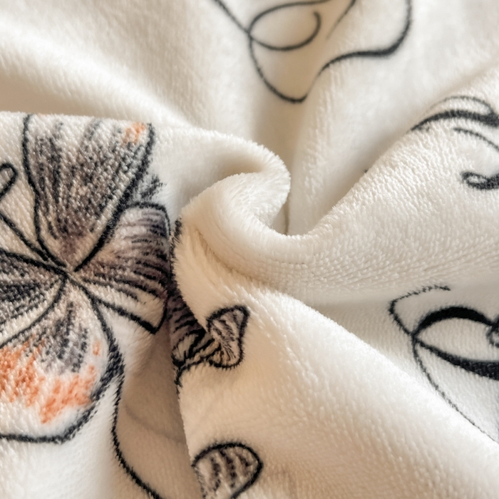 91家纺网 家纺一手货源 找家纺 诺梵2025新款牛8斤奶绒印花包边四件套花枝语