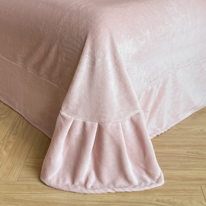 91家纺网 家纺一手货源 找家纺 诺梵2025新款牛8斤奶绒印花包边四件套汐颜