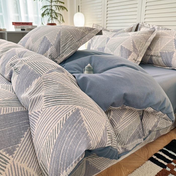 91家纺网 家纺一手货源 找家纺 （总）2025新款全棉磨毛印花单品被套