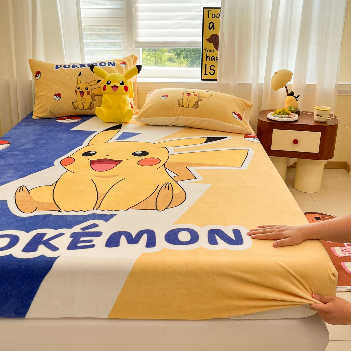 91家纺网 家纺一手货源 找家纺 （总）金爱家 2025新款牛奶绒保暖床笠床笠单件单床笠