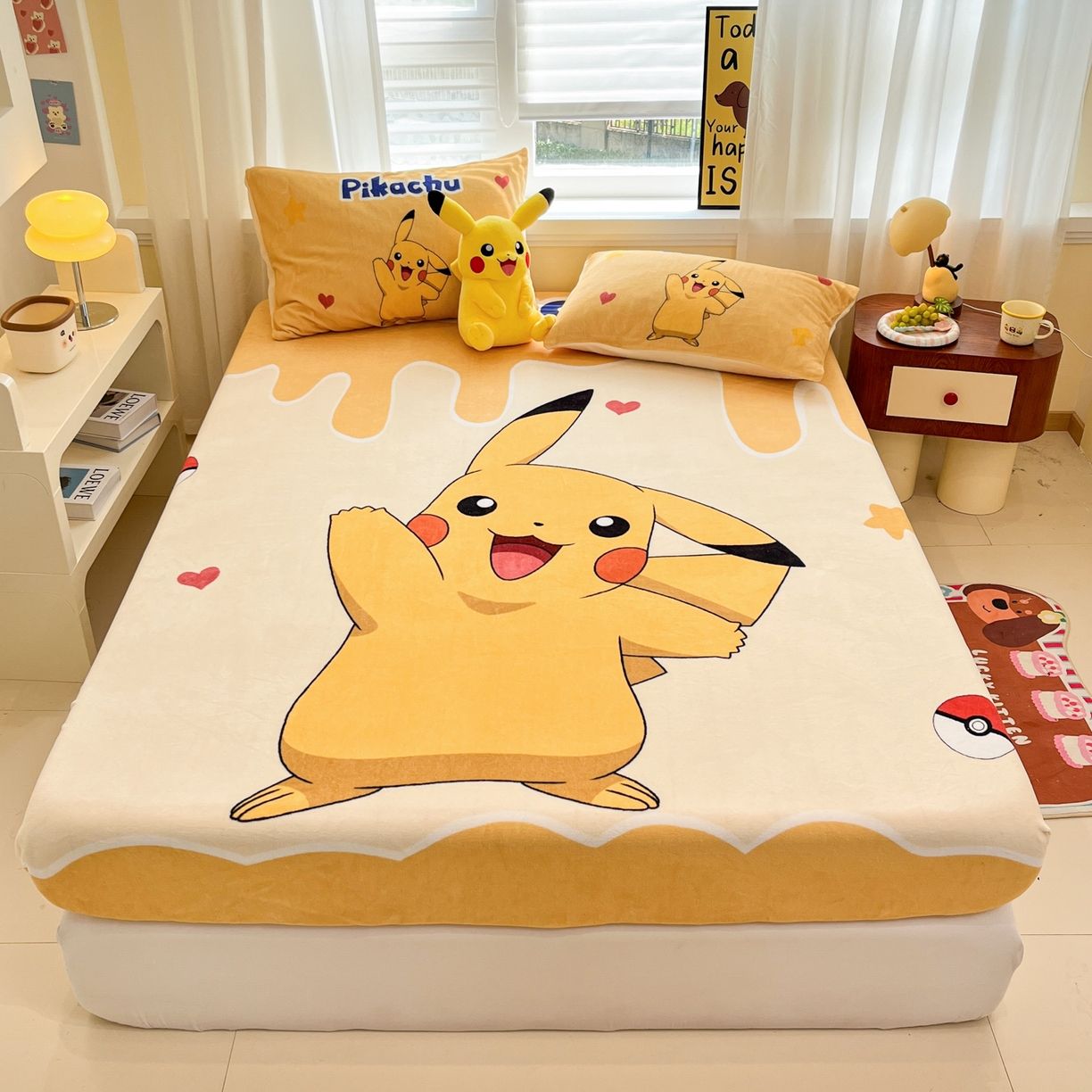 91家纺网 家纺一手货源 找家纺 （总）金爱家 2025新款牛奶绒保暖床笠床笠单件单床笠