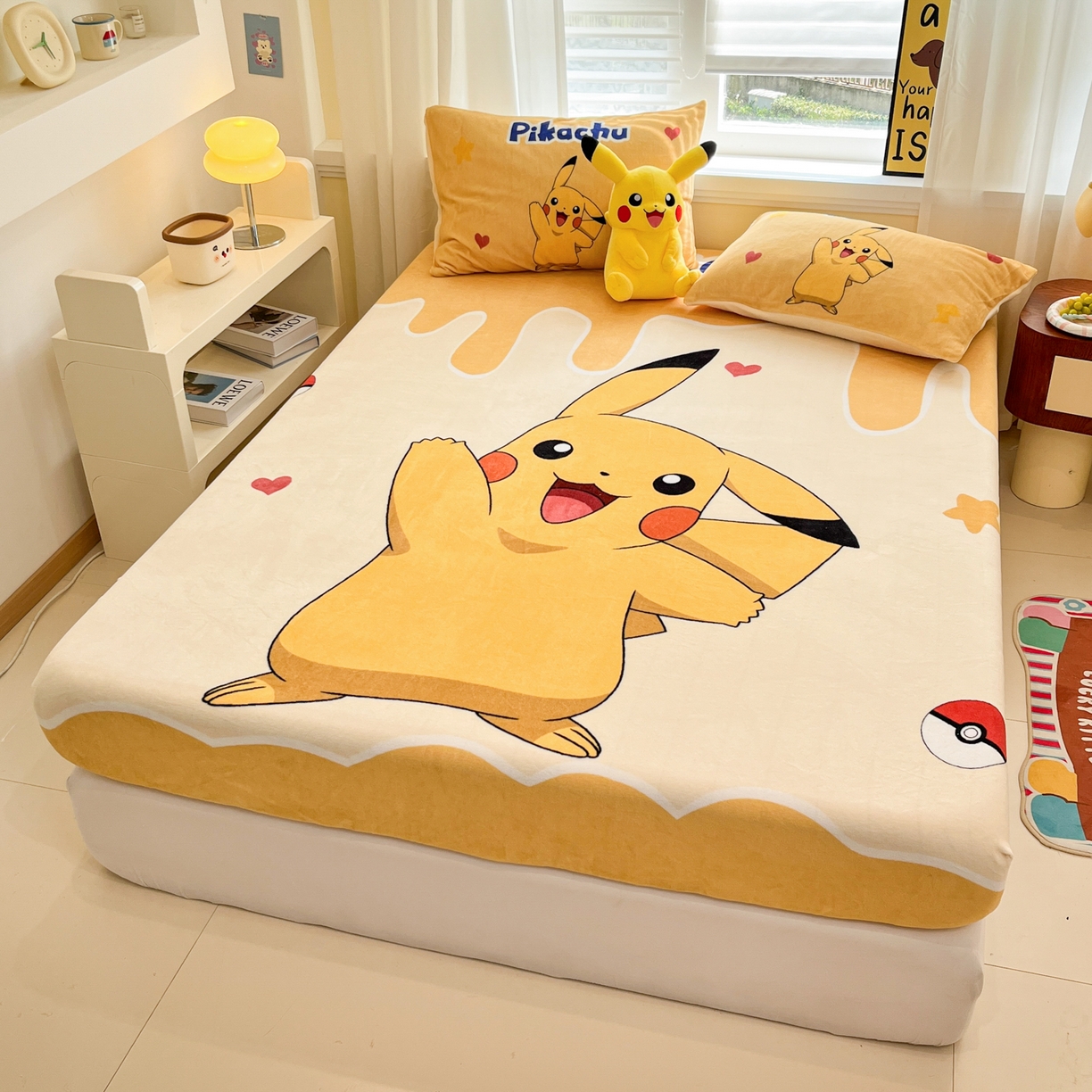 91家纺网 家纺一手货源 找家纺 （总）金爱家 2025新款牛奶绒保暖床笠床笠单件单床笠