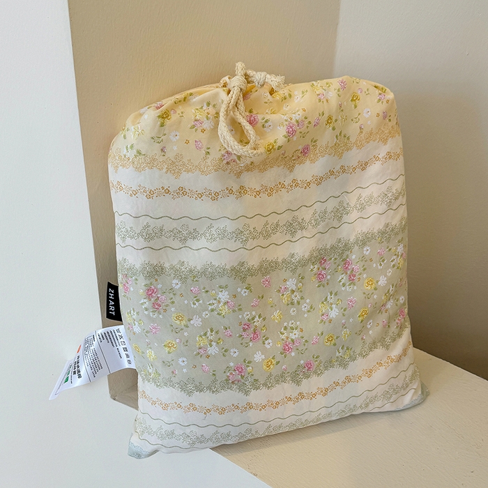 91家纺网 家纺一手货源 找家纺 （总）竹合家纺 2025新款爆款韩国小布袋古法水洗云感四件套