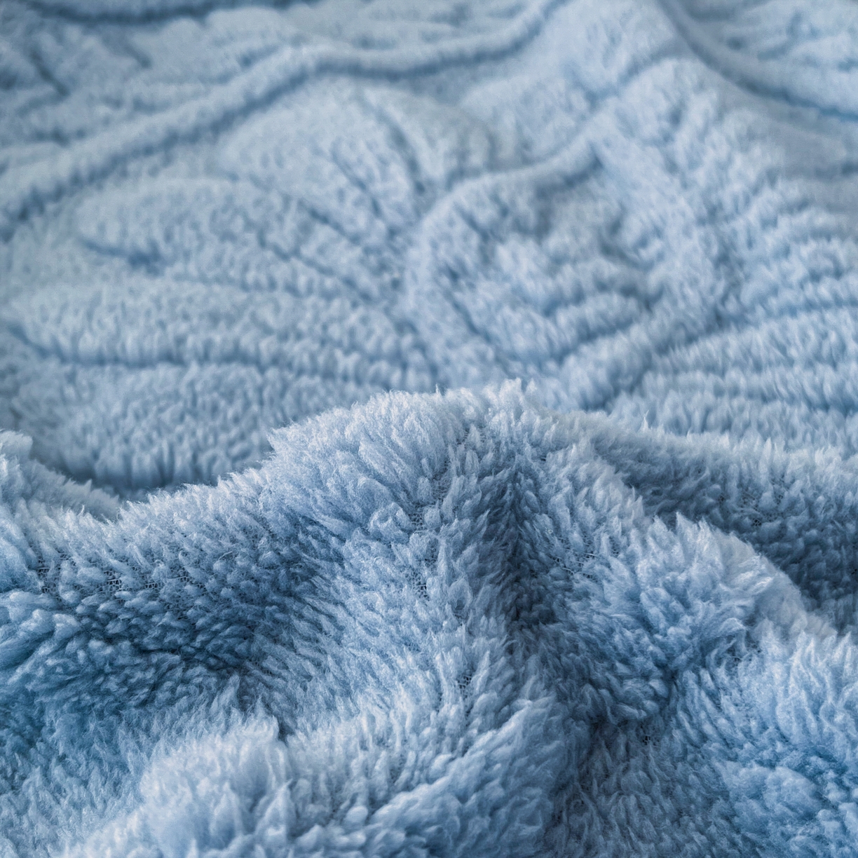 91家纺网 家纺一手货源 找家纺 乐家欣 2025新款提花塔芙绒床笠床笠单件单床笠-繁花系列 繁花-午夜蓝