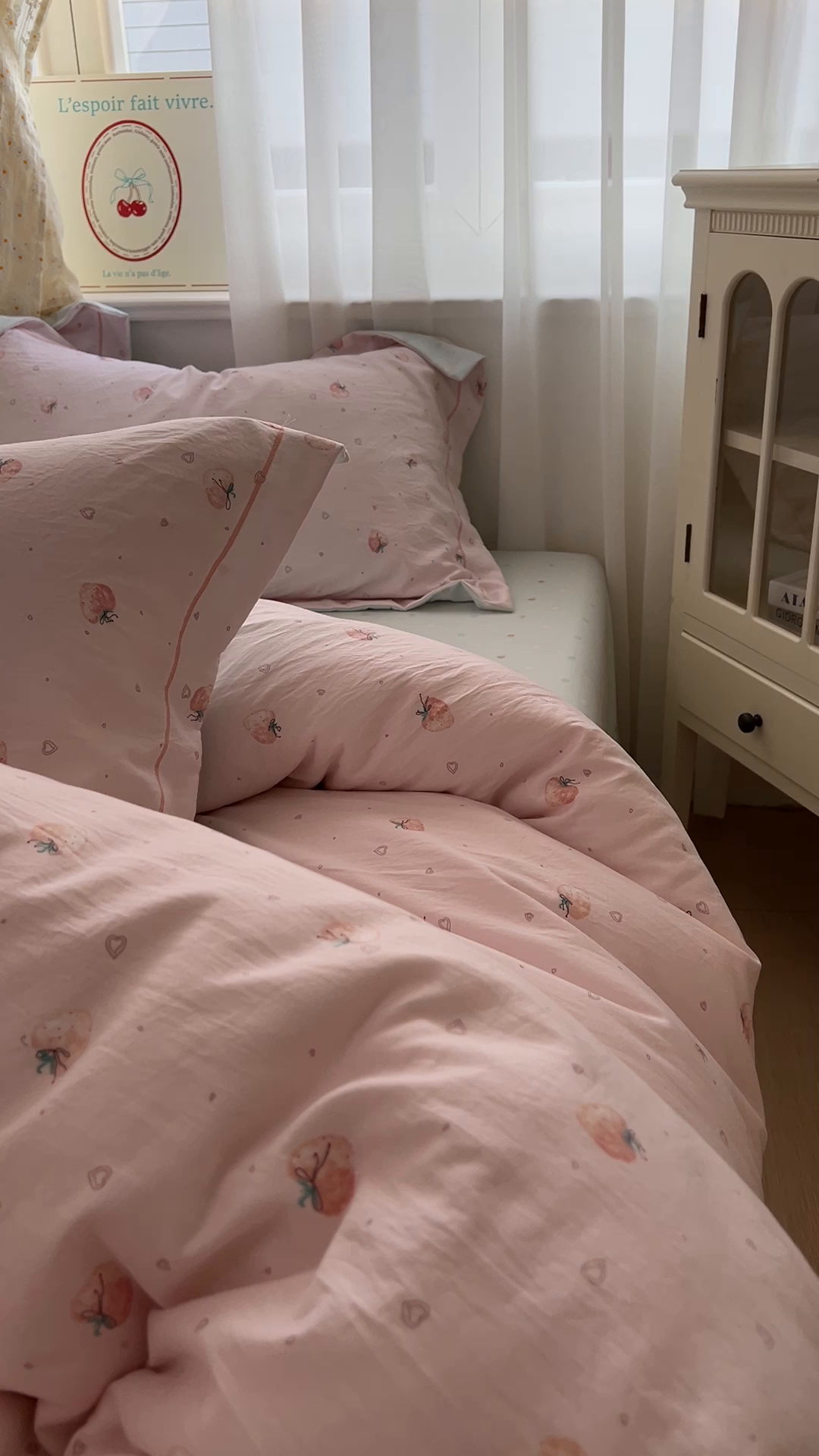 91家纺网 家纺一手货源 找家纺 （总）亨通家纺 2025新款爆款韩国小布袋古法水洗棉云感棉四件套【提供买家秀】