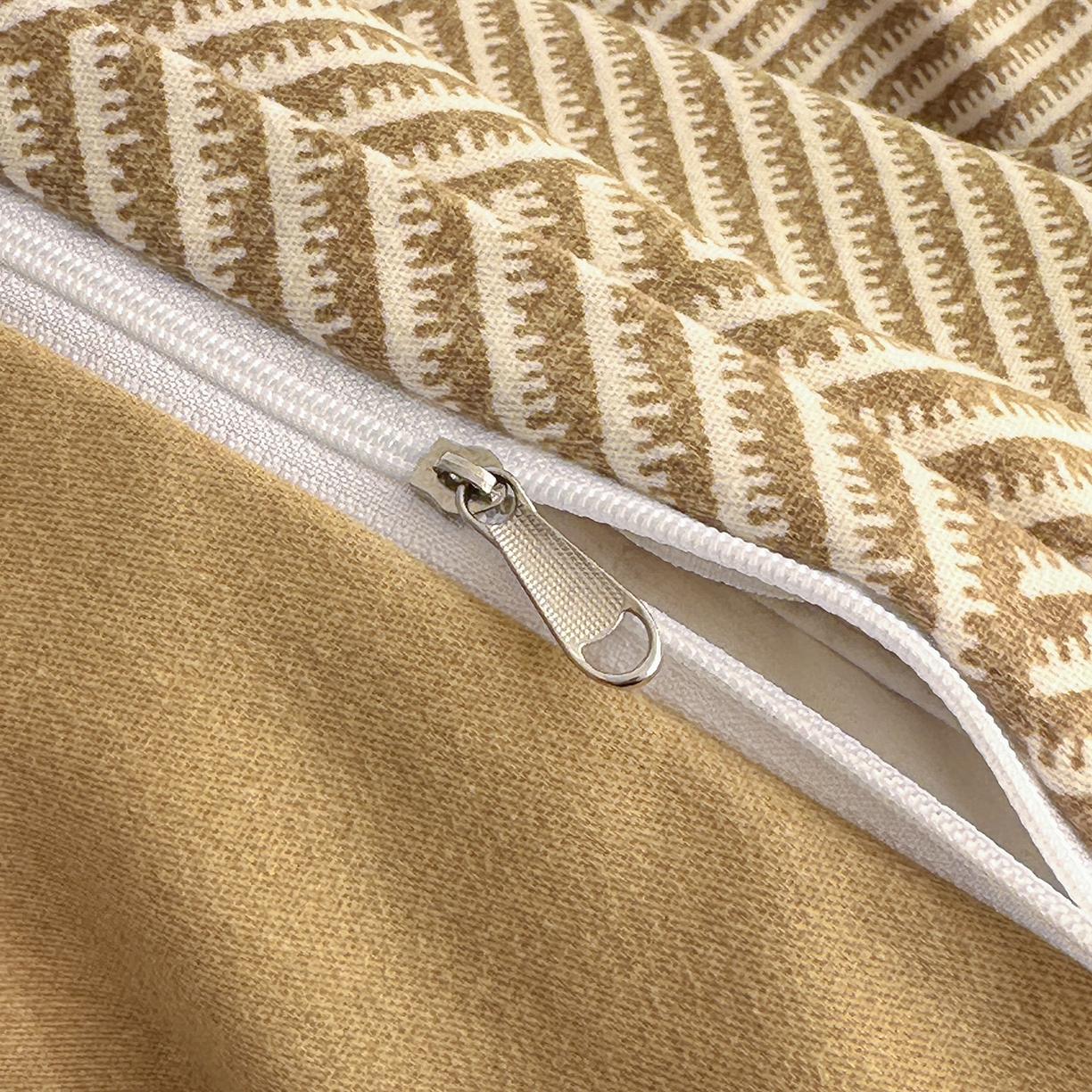 91家纺网 家纺一手货源 找家纺 2025新款全棉磨毛印花单品被套 春雅格-咖