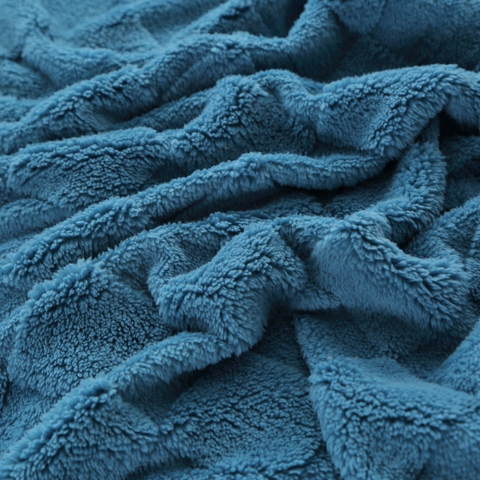 91家纺网 家纺一手货源 找家纺 （总）栩裕纺织 2025新款意大利面包格毛毯-包边款