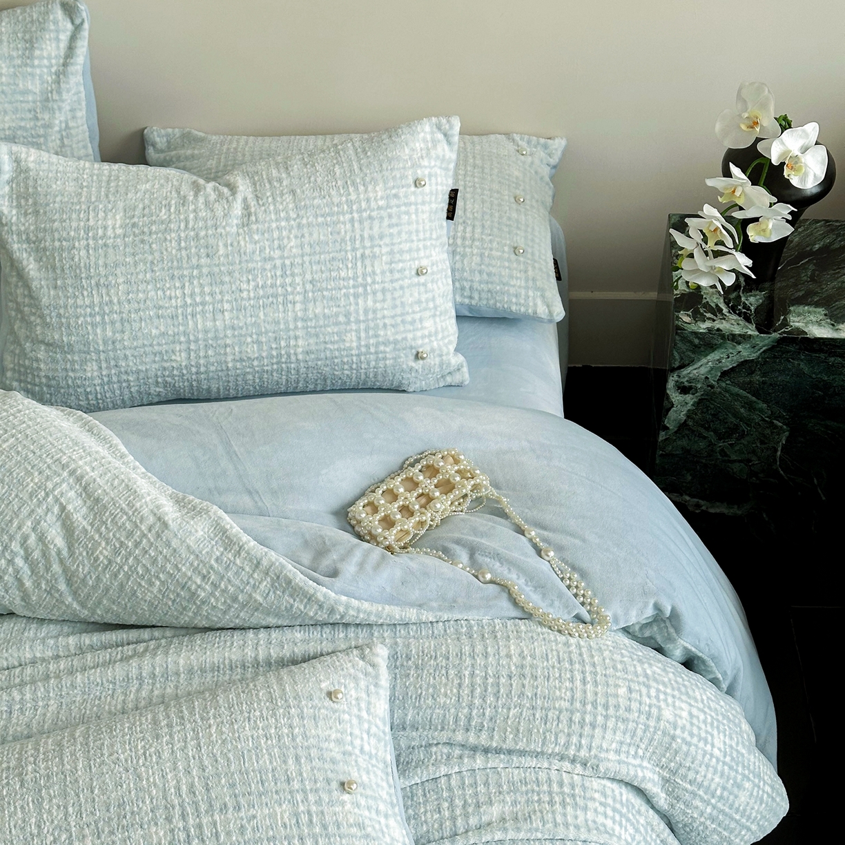 91家纺网 家纺一手货源 找家纺 （总）栩裕纺织 2025新款秋冬简约保暖四件套-风铃子