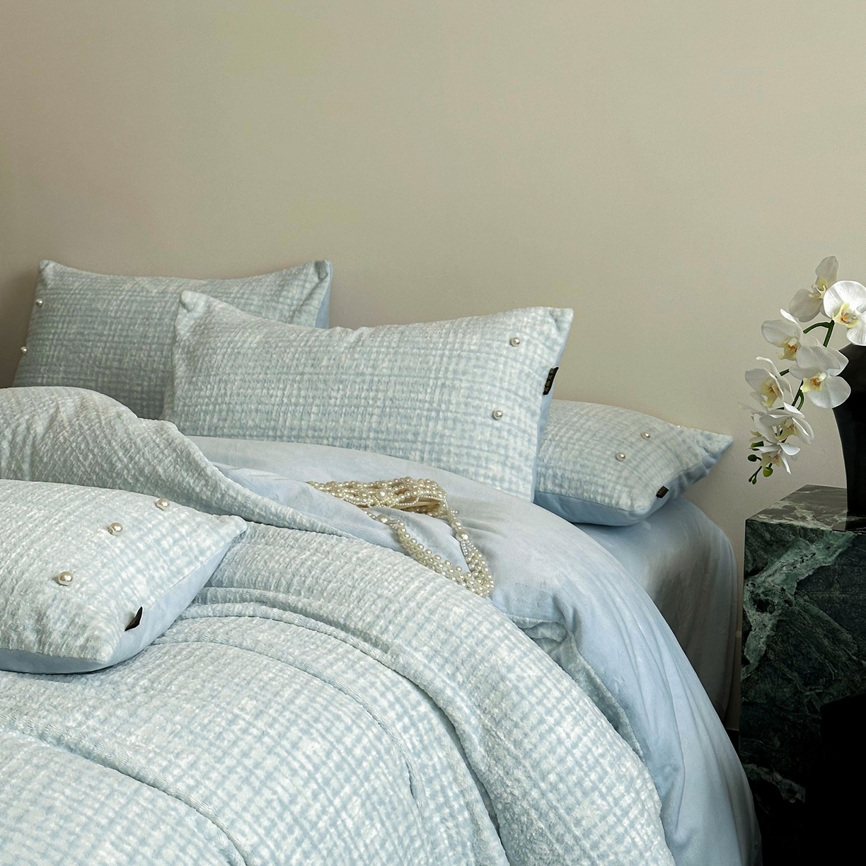 91家纺网 家纺一手货源 找家纺 （总）栩裕纺织 2025新款秋冬简约保暖四件套-风铃子