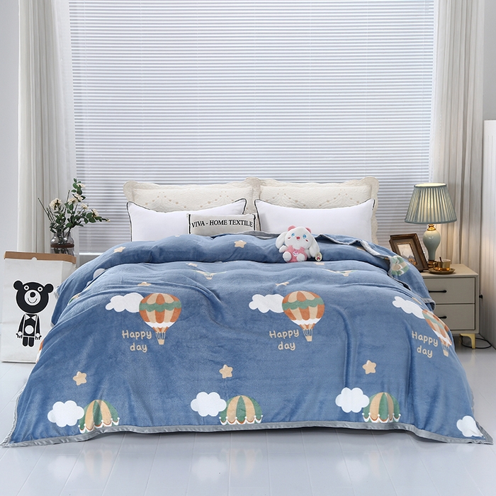 91家纺网 家纺一手货源 找家纺 （总）伊凡毯业 2025新款260克云貂绒毛毯盖毯子直播爆款跑量毛毯