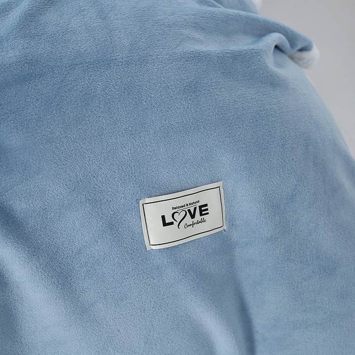 91家纺网 家纺一手货源 找家纺 伊凡毯业 2025新款260克云貂绒毛毯盖毯子直播爆款跑量毛毯 天然蓝