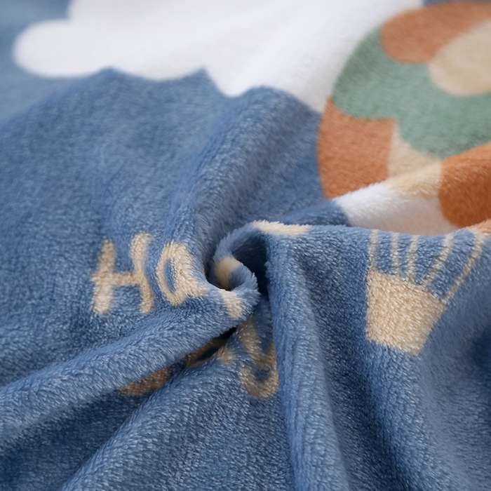 91家纺网 家纺一手货源 找家纺 伊凡毯业 2025新款260克云貂绒毛毯盖毯子直播爆款跑量毛毯 热气球