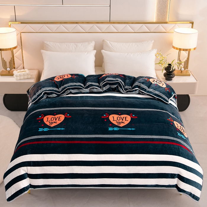 91家纺网 家纺一手货源 找家纺 （总）眠多宝 2025新款定做特厚牛奶绒单被套可定制尺寸法莱绒水晶绒金貂绒被罩单被套 被套单件