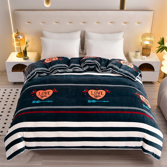 91家纺网 家纺一手货源 找家纺 （总）眠多宝 2025新款定做特厚牛奶绒单被套可定制尺寸法莱绒水晶绒金貂绒被罩单被套 被套单件