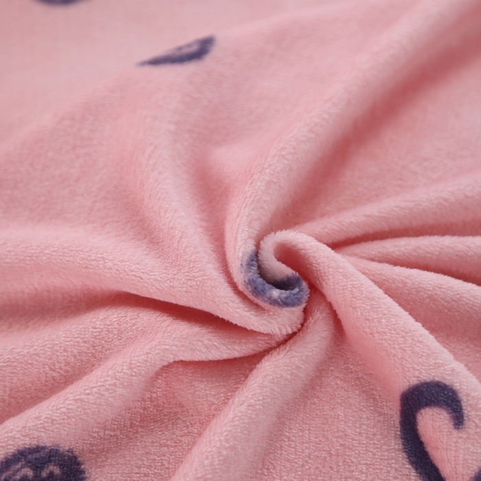 91家纺网 家纺一手货源 找家纺 伊凡毯业 2025新款260克云貂绒毛毯盖毯子直播爆款跑量毛毯 开心笑脸