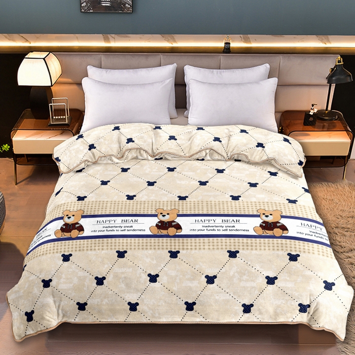 91家纺网 家纺一手货源 找家纺 （总）眠多宝 2025新款定做特厚牛奶绒单被套可定制尺寸法莱绒水晶绒金貂绒被罩单被套 被套单件