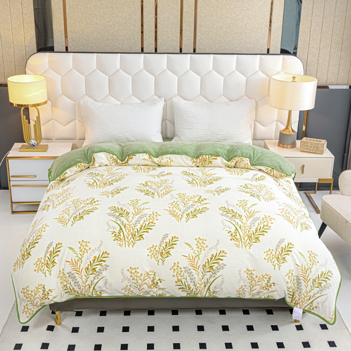 91家纺网 家纺一手货源 找家纺 （总）眠多宝 2025新款定做特厚牛奶绒单被套可定制尺寸法莱绒水晶绒金貂绒被罩单被套 被套单件