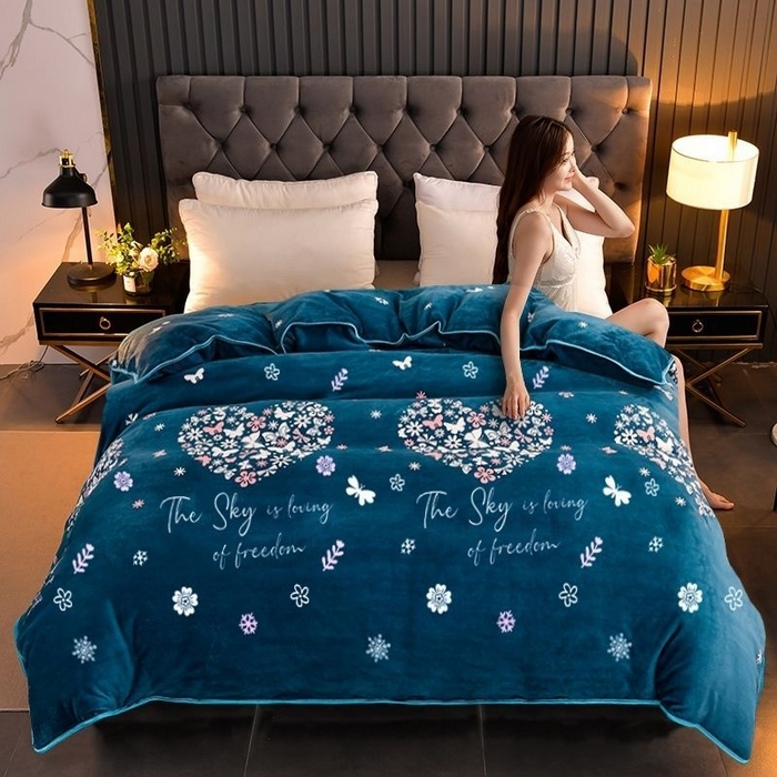 91家纺网 家纺一手货源 找家纺 （总）眠多宝 2025新款定做特厚牛奶绒单被套可定制尺寸法莱绒水晶绒金貂绒被罩单被套 被套单件