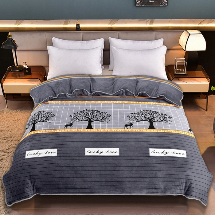 91家纺网 家纺一手货源 找家纺 （总）眠多宝 2025新款定做特厚牛奶绒单被套可定制尺寸法莱绒水晶绒金貂绒被罩单被套 被套单件