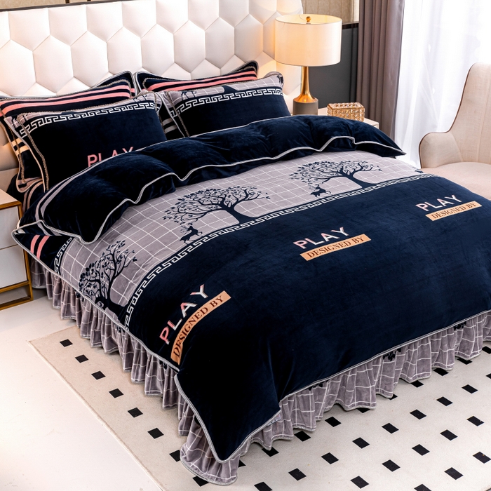 91家纺网 家纺一手货源 找家纺 眠多宝 2025新款定做特厚牛奶绒单被套可定制尺寸法莱绒水晶绒金貂绒被罩单被套 被套单件 极简主义