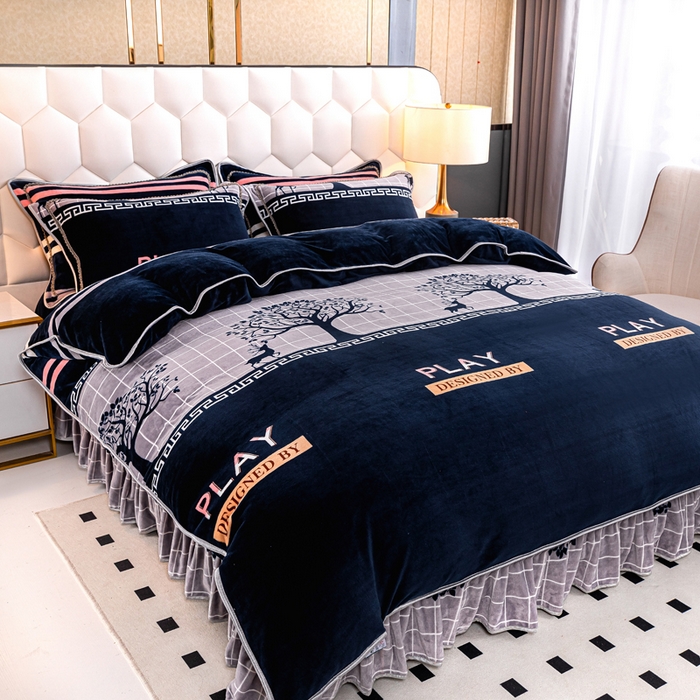 91家纺网 家纺一手货源 找家纺 眠多宝 2025新款定做特厚牛奶绒单被套可定制尺寸法莱绒水晶绒金貂绒被罩单被套 被套单件 极简主义