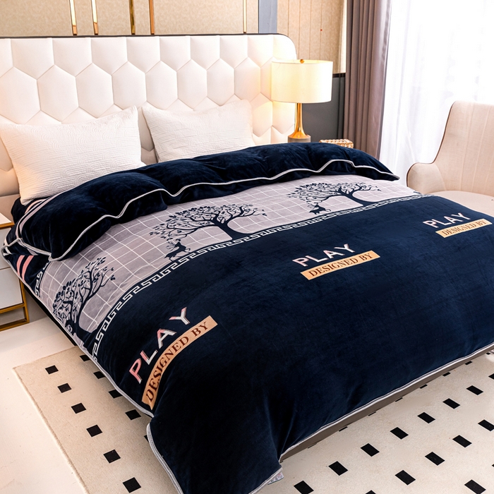 91家纺网 家纺一手货源 找家纺 眠多宝 2025新款定做特厚牛奶绒单被套可定制尺寸法莱绒水晶绒金貂绒被罩单被套 被套单件 极简主义