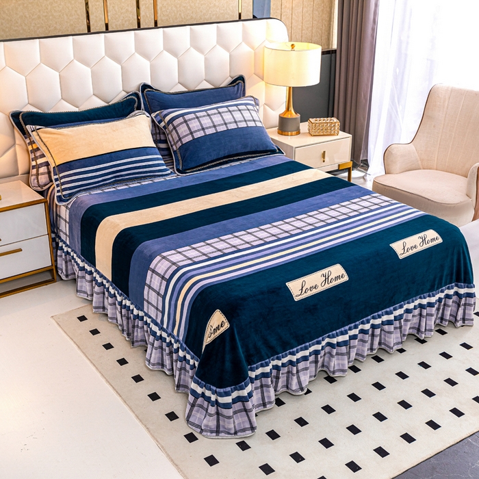 91家纺网 家纺一手货源 找家纺 眠多宝 2025新款定做特厚牛奶绒单被套可定制尺寸法莱绒水晶绒金貂绒被罩单被套 被套单件 简约时尚