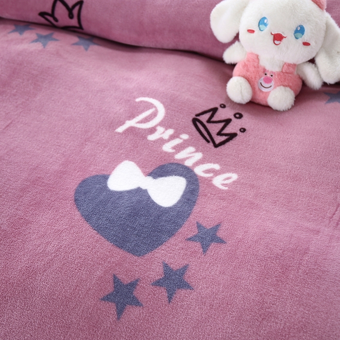 91家纺网 家纺一手货源 找家纺 伊凡毯业 2025新款260克云貂绒毛毯盖毯子直播爆款跑量毛毯 爱心蝴蝶结