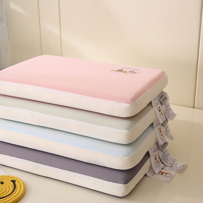 91家纺网 家纺一手货源 找家纺 （总）金牛枕芯 2025新款针织柔肤记忆枕儿童中童枕头枕芯记忆棉枕头批发