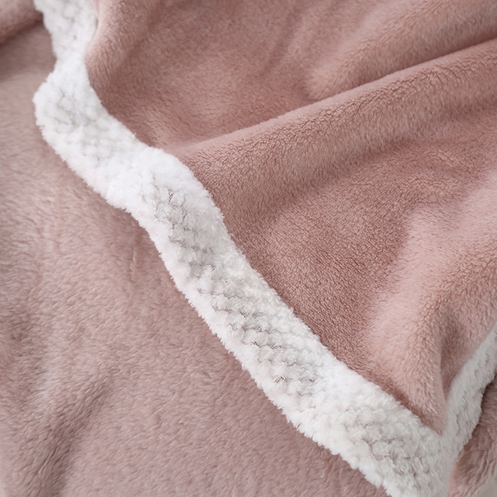 91家纺网 家纺一手货源 找家纺 伊凡毯业 2025新款260克云貂绒毛毯盖毯子直播爆款跑量毛毯 豆沙