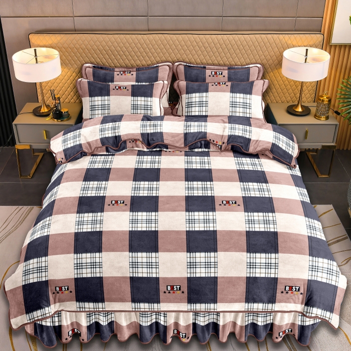 91家纺网 家纺一手货源 找家纺 眠多宝 2025新款定做特厚牛奶绒单被套可定制尺寸法莱绒水晶绒金貂绒被罩单被套 被套单件 英伦格