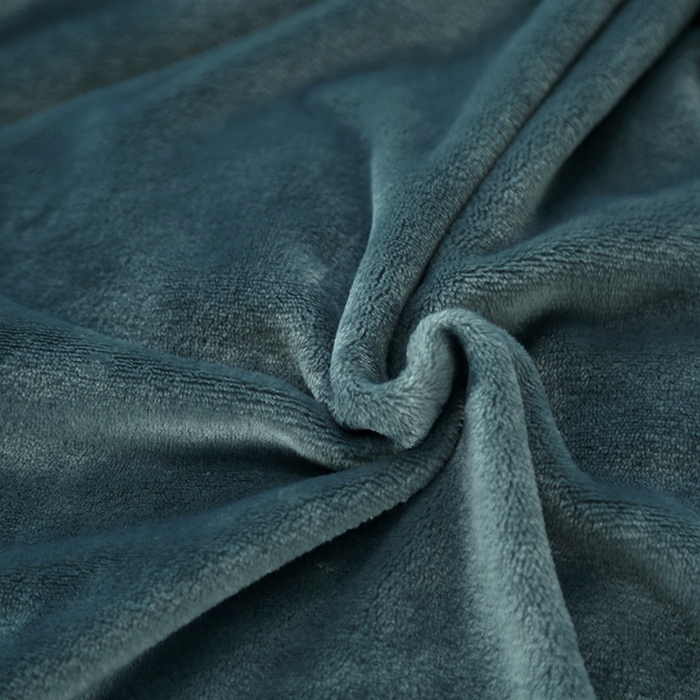 91家纺网 家纺一手货源 找家纺 伊凡毯业 2025新款260克云貂绒毛毯盖毯子直播爆款跑量毛毯 翡翠绿