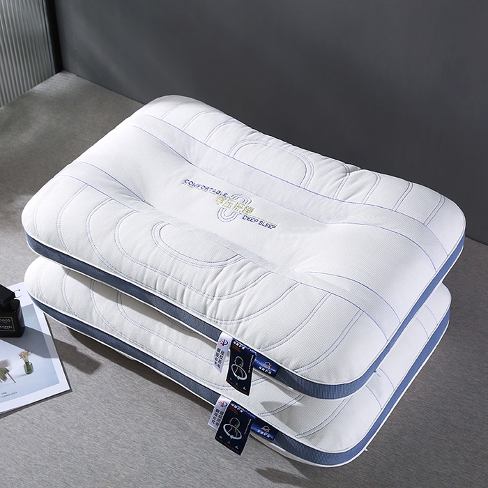 91家纺网 家纺一手货源 找家纺 （总）金牛枕芯 2025新款零压深睡绗缝决明子+荞麦壳护颈枕亲子组合枕头枕芯