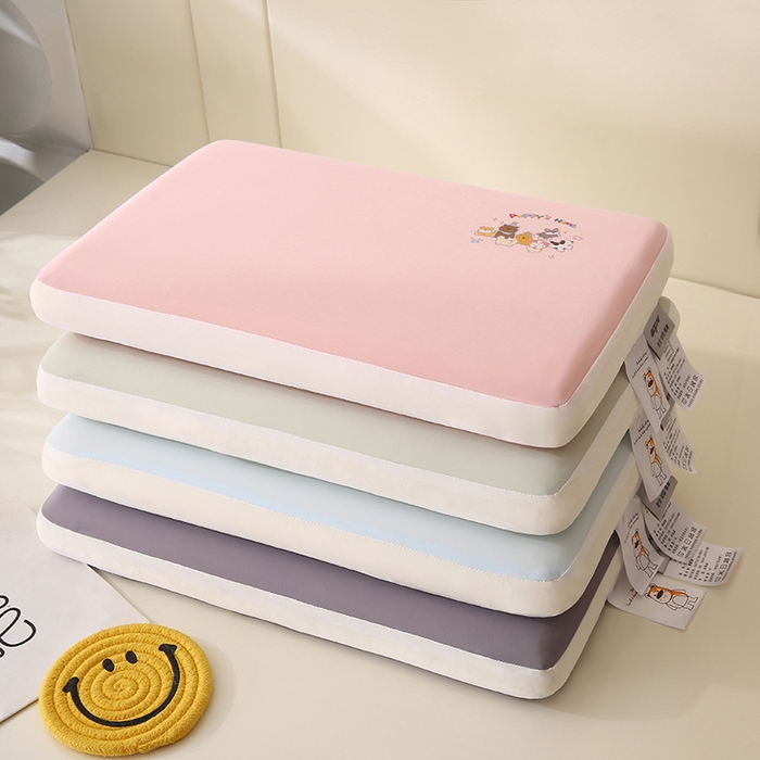 金牛枕芯 2025新款针织柔肤记忆枕儿童中童枕头枕芯记忆棉枕头批发 组合图仅供展示不可下单