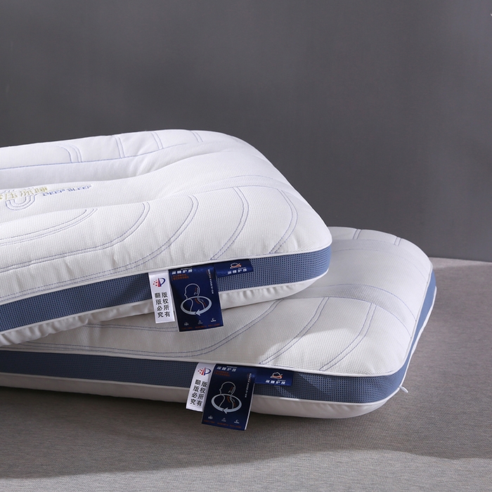 91家纺网 家纺一手货源 找家纺 （总）金牛枕芯 2025新款零压深睡绗缝决明子+荞麦壳护颈枕亲子组合枕头枕芯