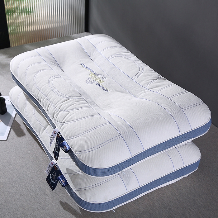 91家纺网 家纺一手货源 找家纺 （总）金牛枕芯 2025新款零压深睡绗缝决明子+荞麦壳护颈枕亲子组合枕头枕芯