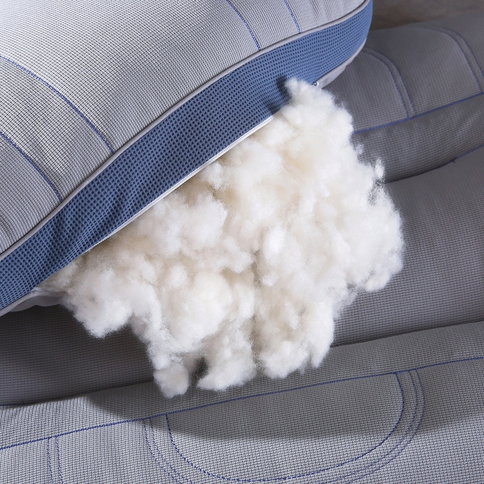 91家纺网 家纺一手货源 找家纺 金牛枕芯 2025新款零压深睡绗缝决明子+荞麦壳护颈枕亲子组合枕头枕芯 零压深睡枕-灰色