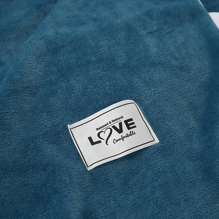 91家纺网 家纺一手货源 找家纺 伊凡毯业 2025新款260克云貂绒毛毯盖毯子直播爆款跑量毛毯 珊瑚蓝