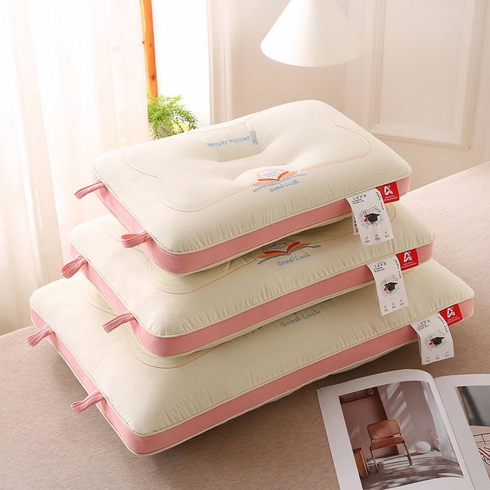 91家纺网 家纺一手货源 找家纺 （总）金牛枕芯 2025新款全棉纯棉三防好运连连枕头枕芯亲子儿童中童成人枕头枕芯组合枕头