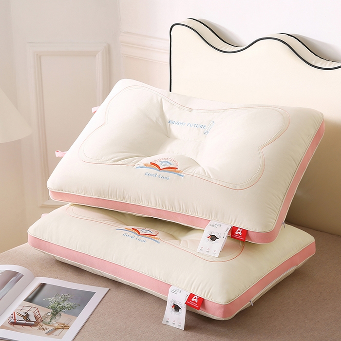 91家纺网 家纺一手货源 找家纺 （总）金牛枕芯 2025新款全棉纯棉三防好运连连枕头枕芯亲子儿童中童成人枕头枕芯组合枕头