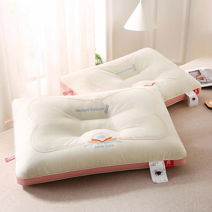 91家纺网 家纺一手货源 找家纺 （总）金牛枕芯 2025新款全棉纯棉三防好运连连枕头枕芯亲子儿童中童成人枕头枕芯组合枕头