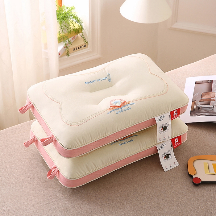 91家纺网 家纺一手货源 找家纺 （总）金牛枕芯 2025新款全棉纯棉三防好运连连枕头枕芯亲子儿童中童成人枕头枕芯组合枕头